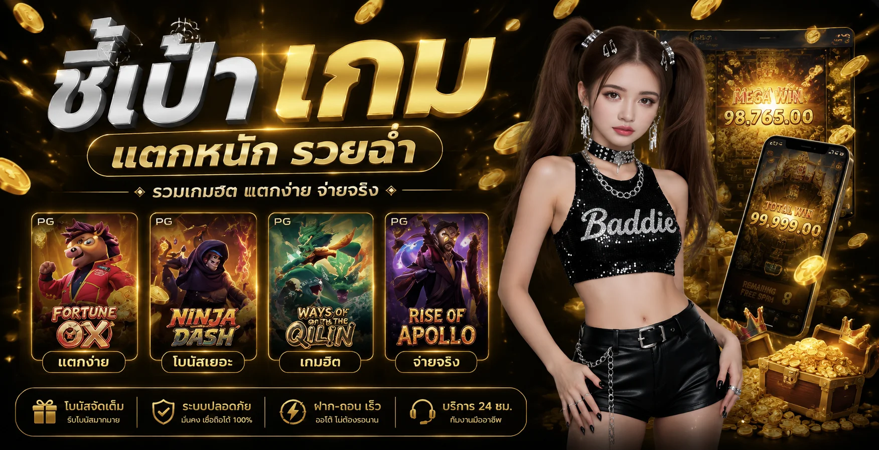 ทดลองเล่นสล็อตฟรีทุกค่ายเกมบน OXO24 ไม่ต้องสมัคร